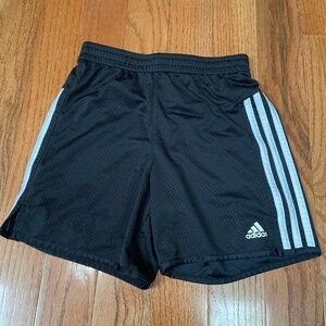 Black soccer adidas shorts